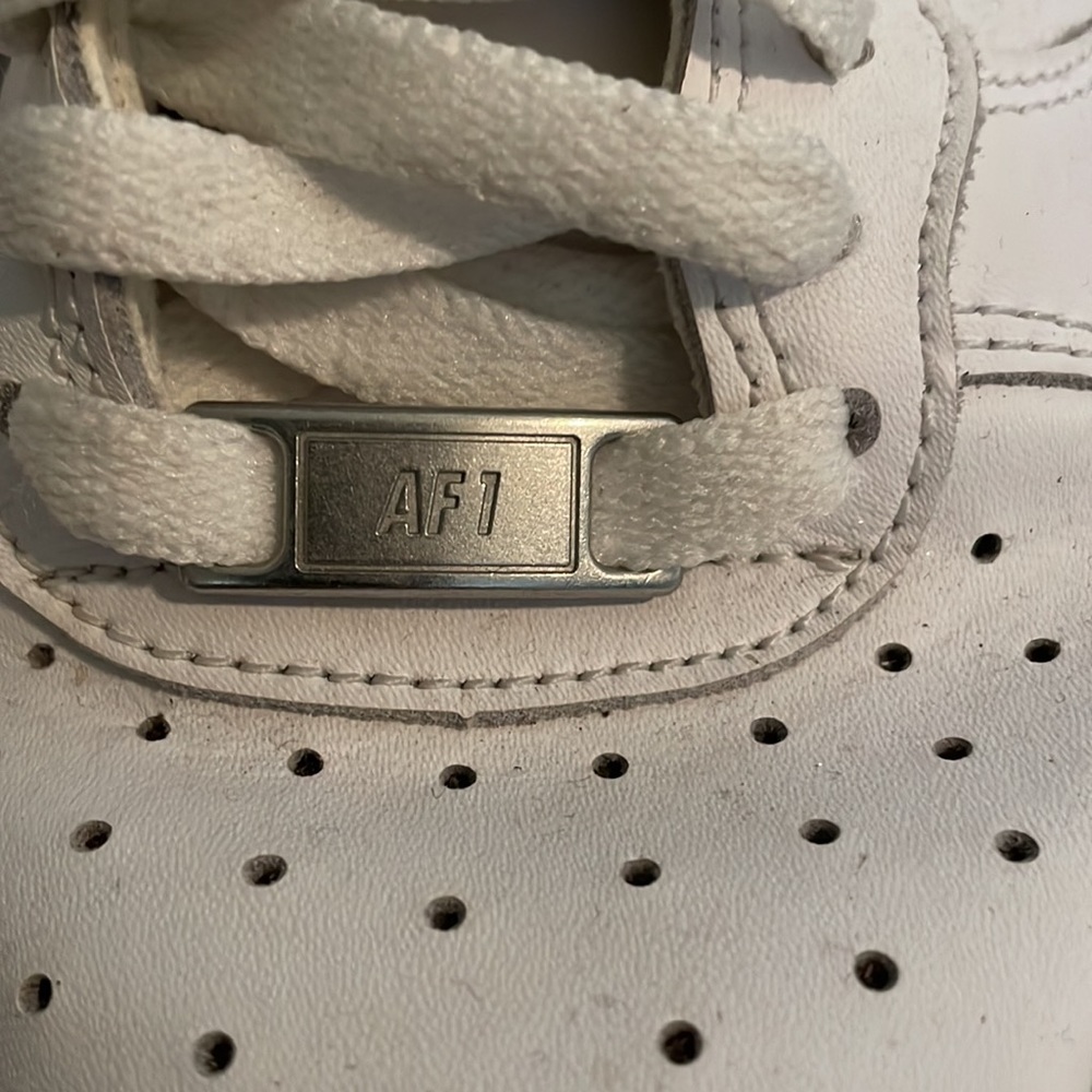 Nike Air Force 1 White hi tops size 5.5 - Picture 3 of 10